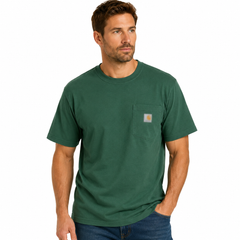 🔥CHT Men's K87 Workwear Loose Fit Heavyweight Short-Sleeve Pocket T-Shirt