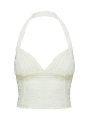 Aspyn Halter Top Yellow