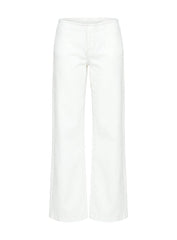 Buenos No Waist Low Rise Straight Leg Jeans White