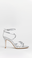 Annabella Strappy Heel - Silver