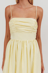 Love Songs Back Bow Maxi Dress Butter