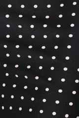 Ailbhe Lace Skirt - Black Polka Dot