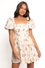 Cascais Mini Dress - Cream