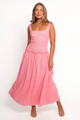 Clover Midi Dress - Pink