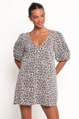 Coleman Mini Dress - Leopard