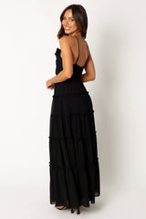 Dottie Halterneck Maxi Dress - Black