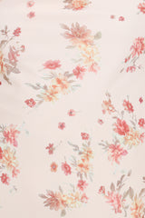 Everlyn Long Sleeve Mini Dress - Cream Floral