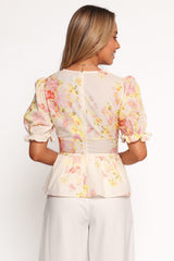 Duchess Top - Pink Floral