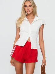 Borderline Track Short Red / White