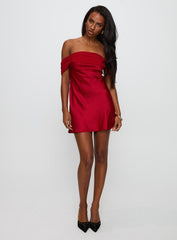 Adoration Mini Dress Red