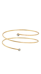 Kiki Triple Wrap Arm Cuff Bracelet- Gold