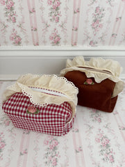 Brown Cinnamon Sugar Cosmetic Bag