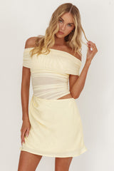 Lorely Off-Shoulder Mini Dress Butter