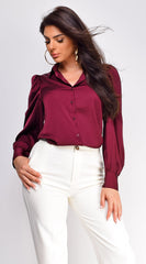 Casablanca Button Down Shirt - Plum