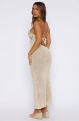 Turritella Treasure Crochet Maxi Dress Shell