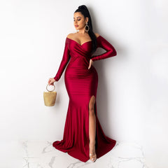 Eva Off The Shoulder Mermaid Dress