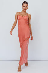 Sweet Talker Lace Trim Midi Dress Mango