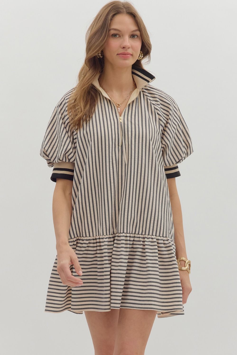 Blythe Striped Mini Dress