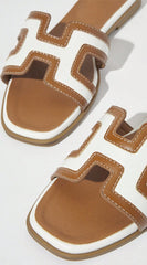 Tavana H Flat Sandal - Brown